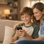 1 / 1 – Madre e hijo compartiendo un momento alegre